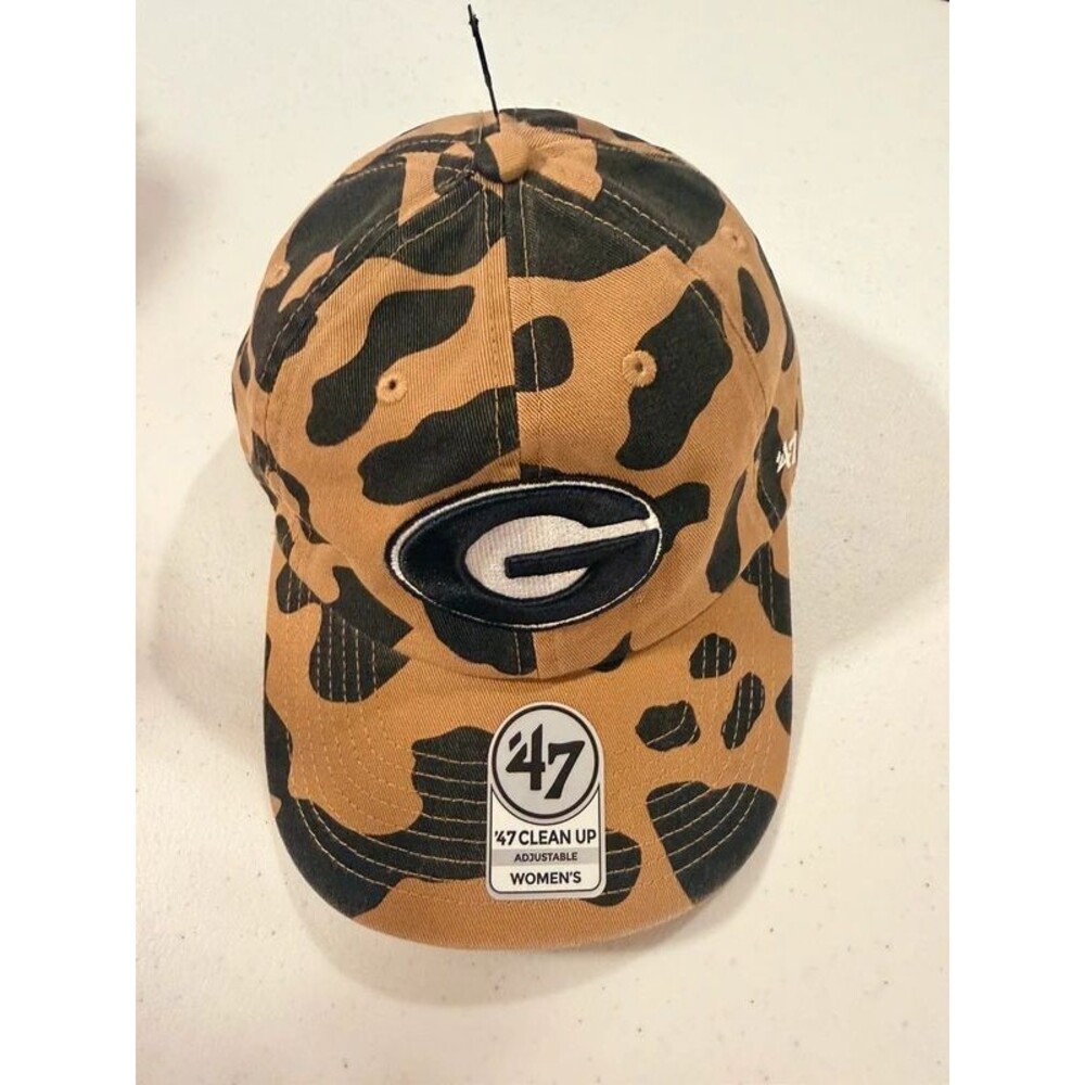 University of Georgia Women's Leopard Print Baseball Cap/ Adjustable- NWT